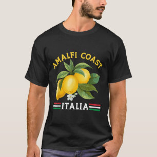 Camiseta Cidade da Costa Amalfitana Limões Italianos Itália