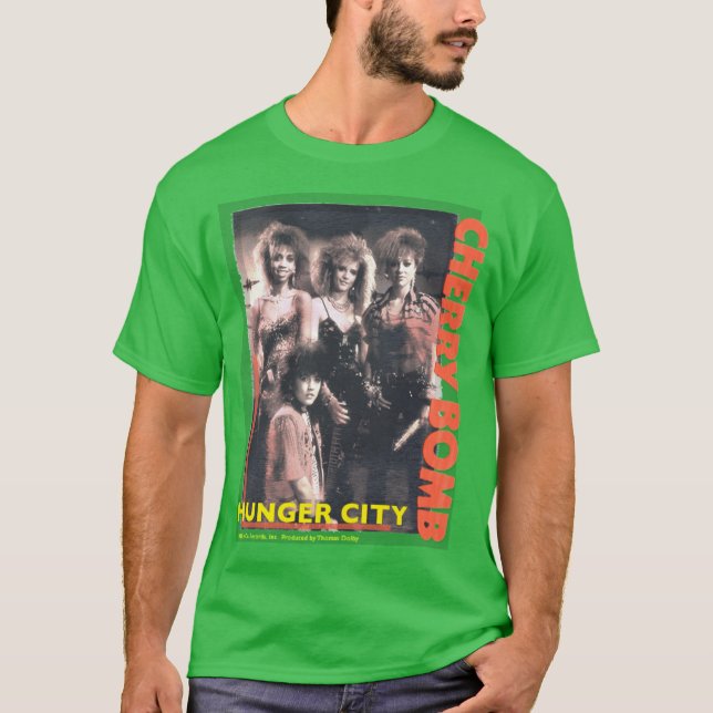 Camiseta Cidade da Fome Cherry Bomb (Frente)
