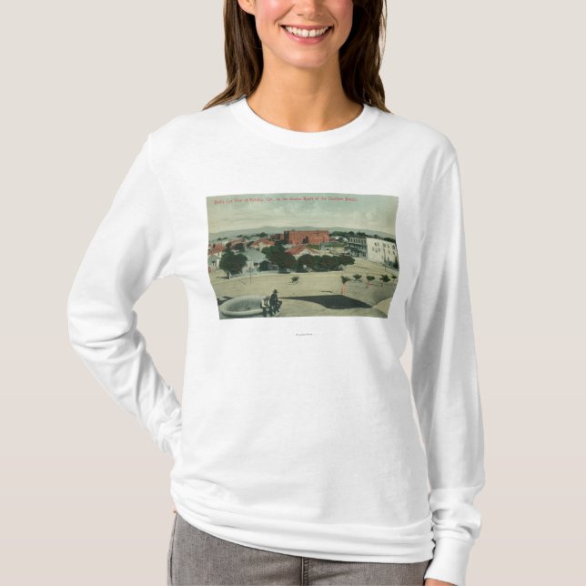 Camiseta Cidade da rota pacífica do sul de Shasta (Frente)
