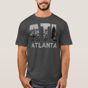 Camiseta Cidade de Atlanta Georgia Skyline Cityscape Centro