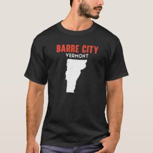 Camiseta Cidade de Barre Vermont Estados Unidos Viagem Verm