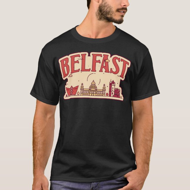 Camiseta Cidade de Belfast (Frente)