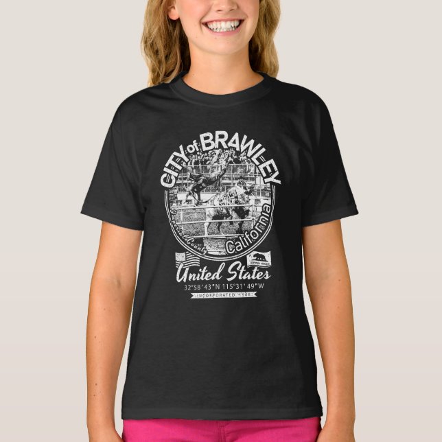 CAMISETA CIDADE DE BRAWLEY CALIFÓRNIA - RODEO DE CHAMADA DE (Frente)