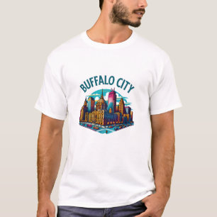 Camiseta Cidade de Búfalo Nova York EUA
