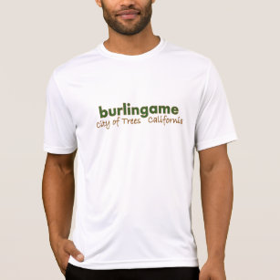 Camiseta Cidade de Burlingame das árvores atléticas
