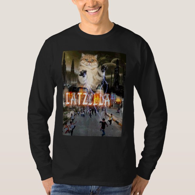 Camiseta Cidade De Catzilla Gatinho (Frente)
