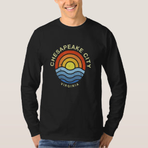 Camiseta Cidade de Chesapeake Virgínia Va Verão Hampton Tro