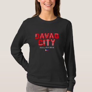 Camiseta Cidade de Davao Filipinas Pinoy Filipino PH Men Wo