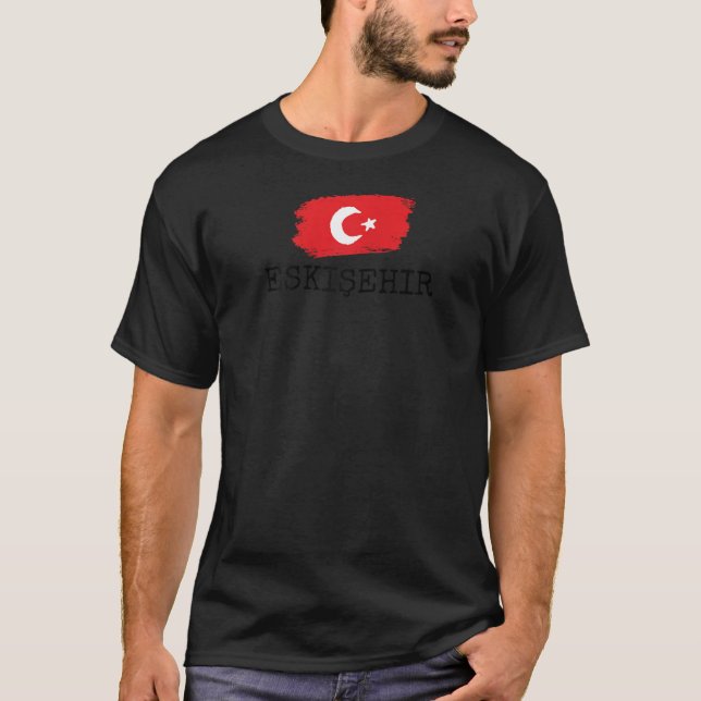 Camiseta Cidade de Eskisehir, Turquia, Vacinação Cidade Tur (Frente)
