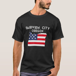 Camiseta Cidade de Fairview Oregon EUA Viagem Oreg