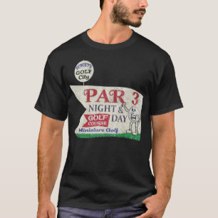 Camiseta Cidade de Golfe Par 3 de Buncey