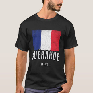 Camiseta Cidade De Guã ©Rande France Para Bandeira Drapeau