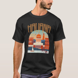 Camiseta Cidade de Havana El Malecon Cuba Lembrança Caribe