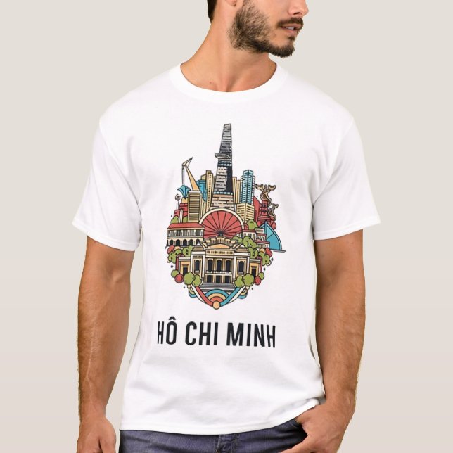 Camiseta Cidade de Ho Chi Minh (Frente)