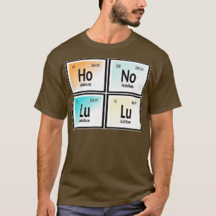 Camiseta Cidade de Honolulu Mesa periódica 1