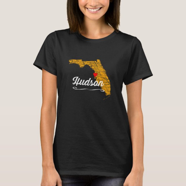 Camiseta Cidade de HUDSON FLORIDA - FL Merch Souvenir - Gra (Frente)