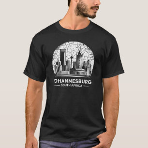 Camiseta Cidade de Joanesburgo África do Sul