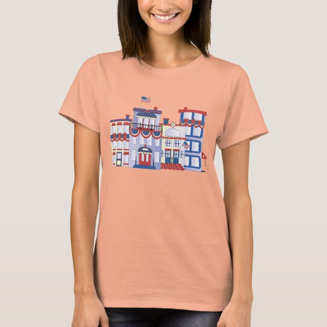 Camiseta Cidade de julho (Frente)