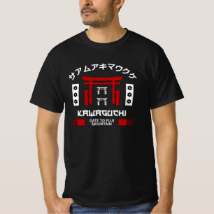 Camiseta Cidade de Kawaguchi no Japão - Porta para a Monta