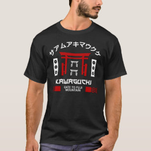 Camiseta Cidade de Kawaguchi no Japão - Porta para a Montan