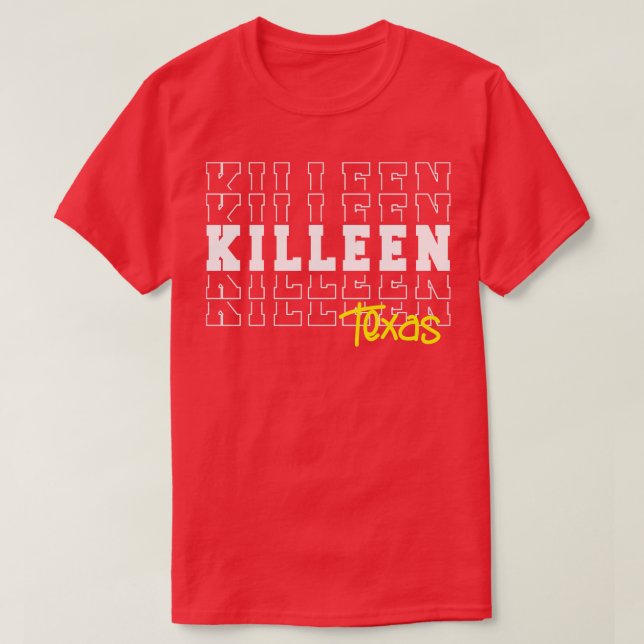Camiseta Cidade de Killeen, Texas Killeen TX (Frente do Design)