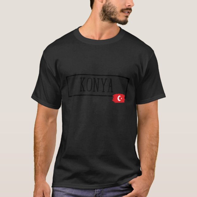 Camiseta Cidade de Konya Turquia Vacina Cidade Turca (Frente)