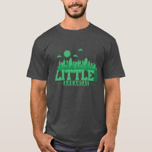 Camiseta Cidade de Little Rock no Estado de Arkansas amigos