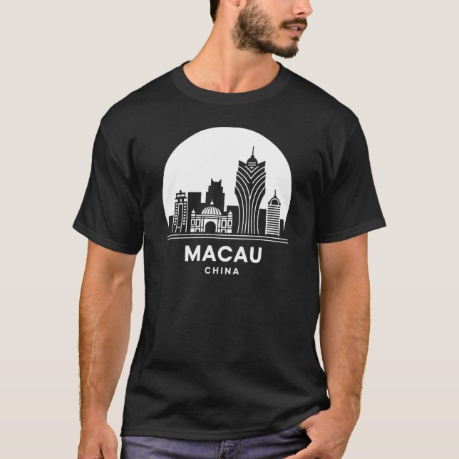 Camiseta Cidade de Macau China (Frente)