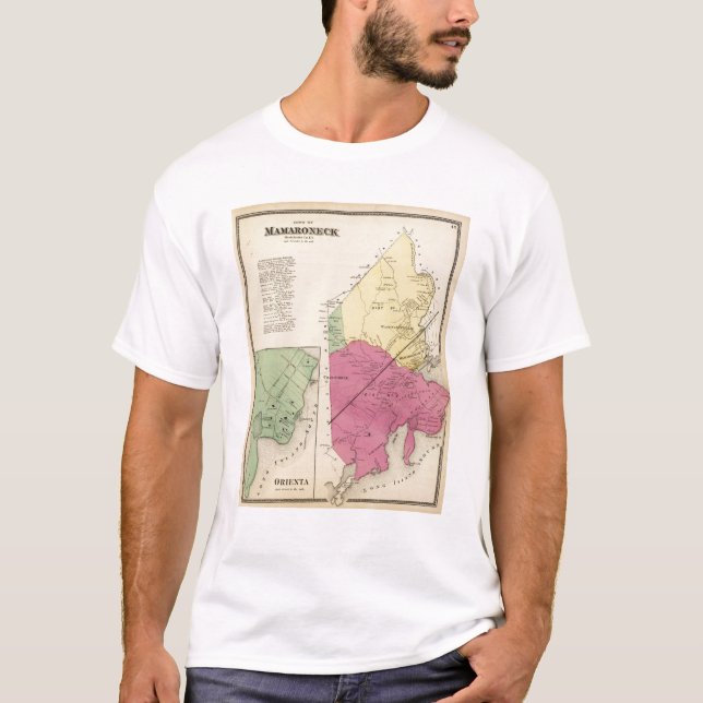 Camiseta Cidade de Mamaroneck, Orienta (Frente)