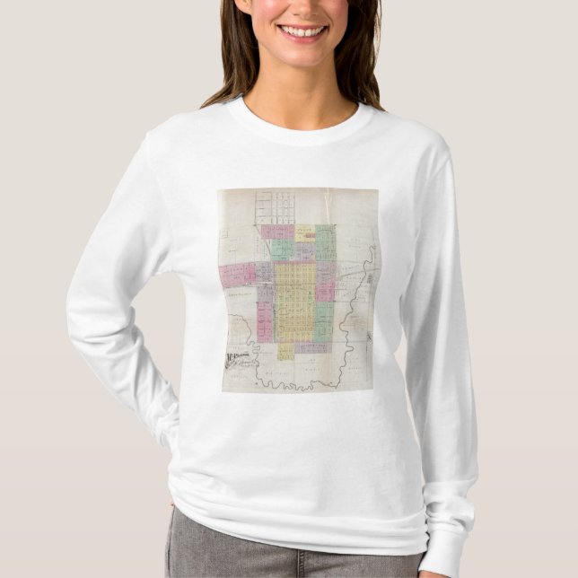 Camiseta Cidade de McPherson, o Condado de McPherson, (Frente)
