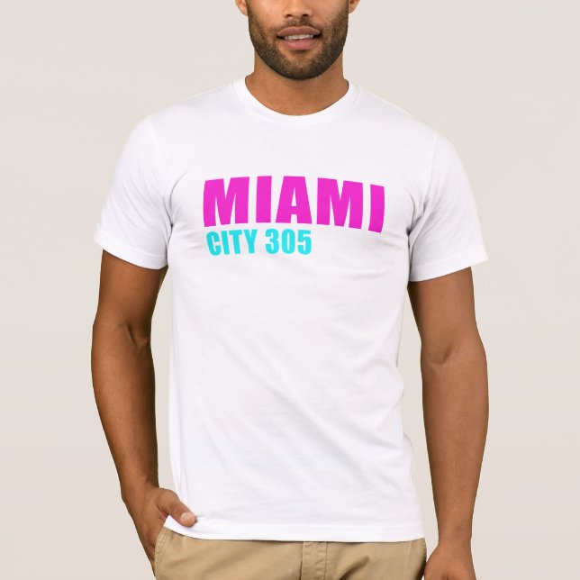 Camiseta Cidade de Miami 305 (Frente)