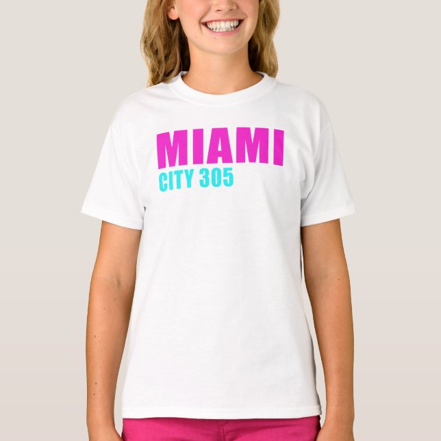Camiseta Cidade de Miami 305 (Frente)