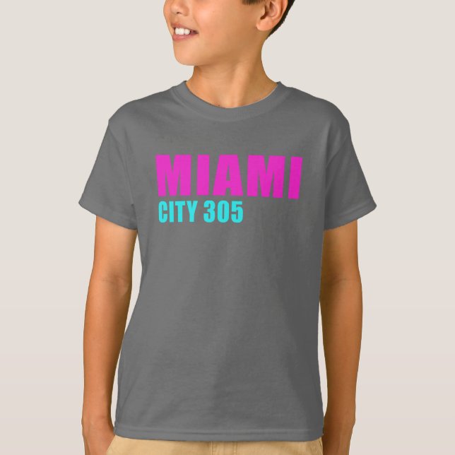 Camiseta Cidade de Miami 305 (Frente)