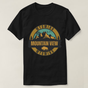 Camiseta Cidade de Mountain View, Wyoming