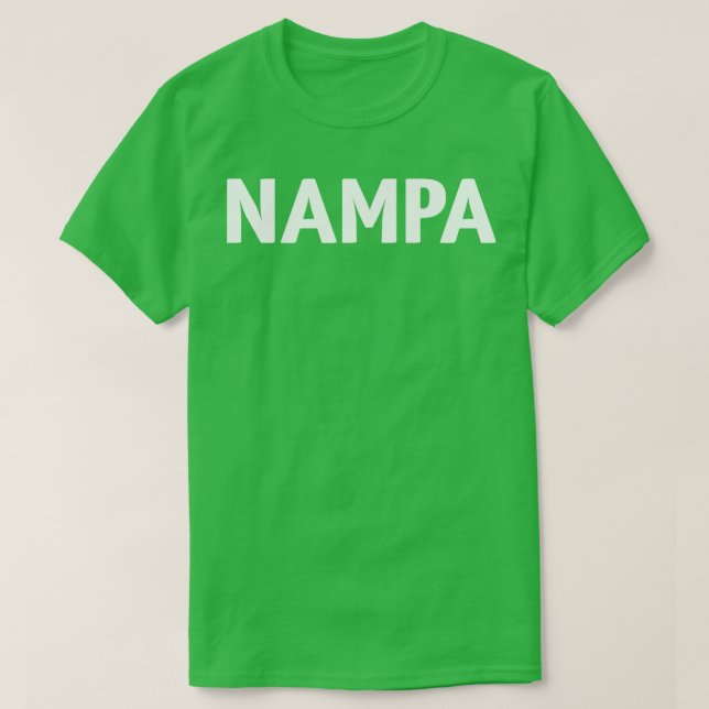 Camiseta Cidade de Nampa em Idaho 2 (Frente do Design)