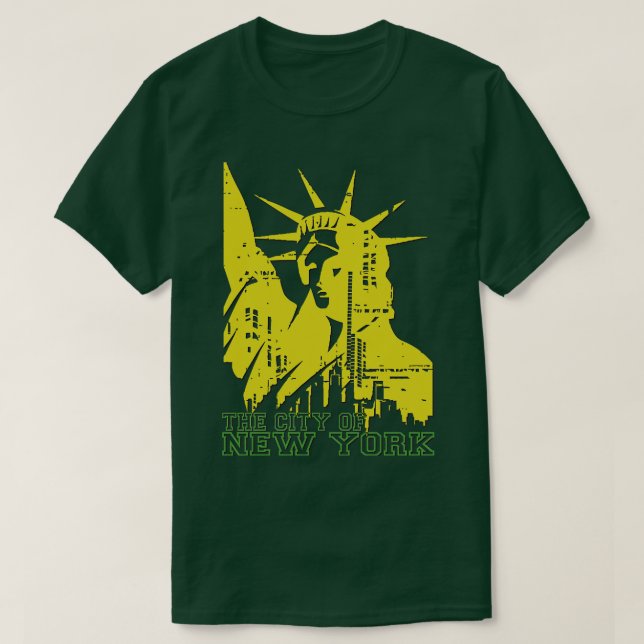 Camiseta Cidade de Nova Iorque art 2 (Frente do Design)