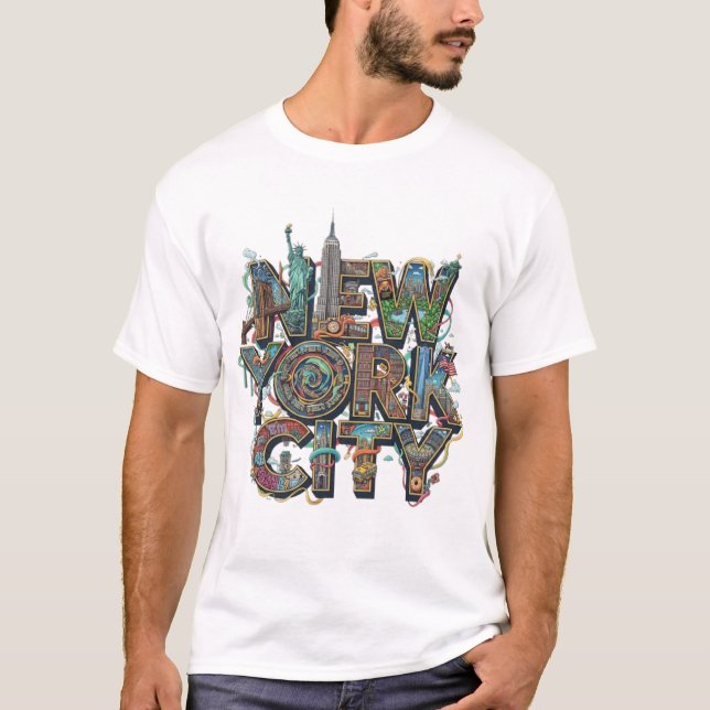 CAMISETA CIDADE DE NOVA YORK (Frente)