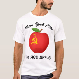 Camiseta Cidade de Nova York A Maçã Vermelha