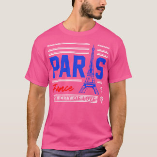 Camiseta Cidade De Paris De Amor E Luzes