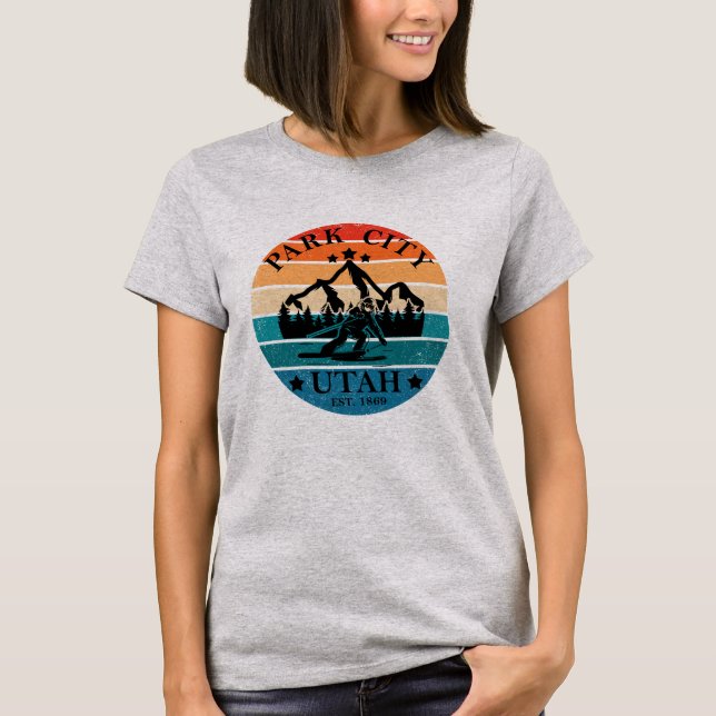 Camiseta Cidade de Park, Utah, vintage (Frente)