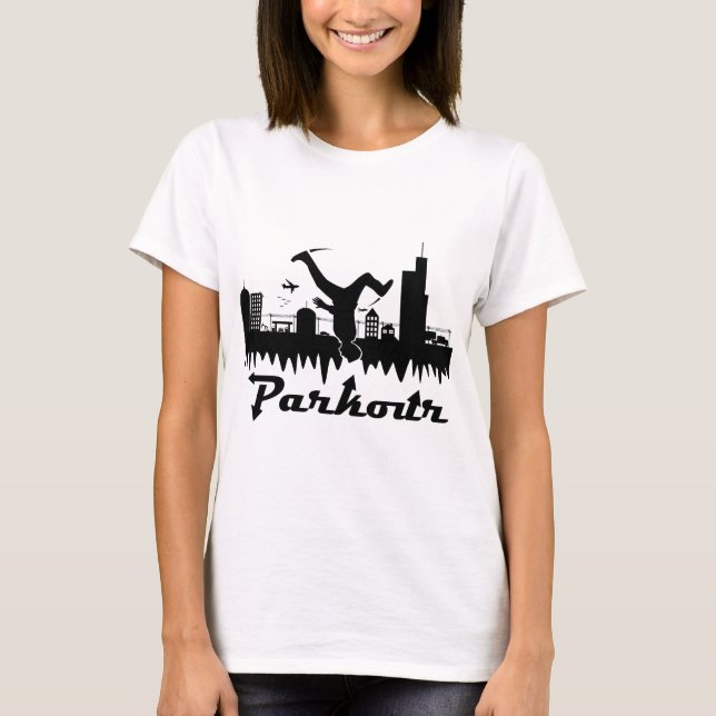 Camiseta Cidade de Parkour (Frente)