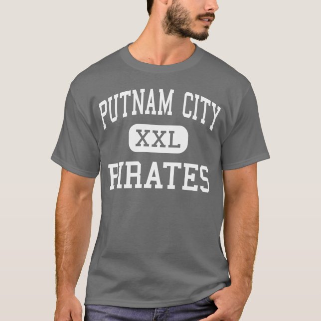 Camiseta Cidade de Putnam - piratas - alta - Oklahoma City (Frente)