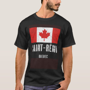 Camiseta Cidade de Saint Rémi CANADA Bandeira Canadense Le