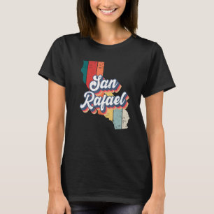Camiseta Cidade de San Rafael Retro Vintage Terra Natal Cal