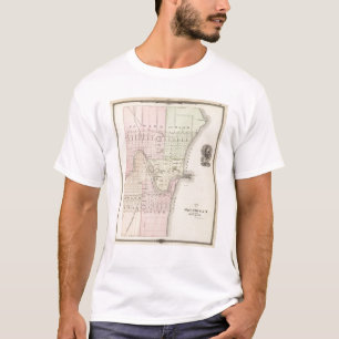Camiseta Cidade de Sheboygan, capital de distrito de