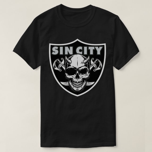 Camiseta Cidade de Sin (Frente do Design)