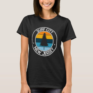 Camiseta Cidade de surf Nova Jersey NJ EUA Orgulho da cidad