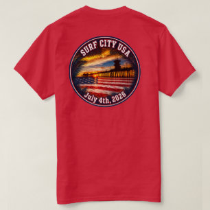 Camiseta CIDADE DE SURFE EUA - 4 de julho de 2026