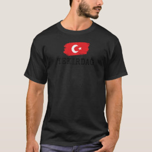 Camiseta Cidade de Tekirdag Turquia Vaga Cidade Turca Trip
