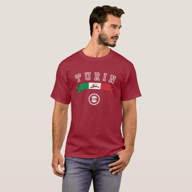 Camiseta Cidade de Turim (Frente Completa)